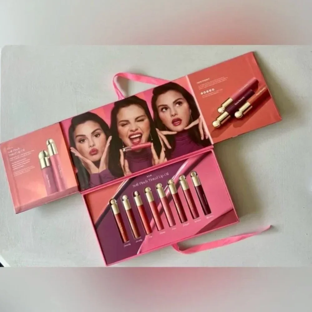 NWT Rare Beauty by Selena Gomez Alive with Color Lip Oils Collector's Box